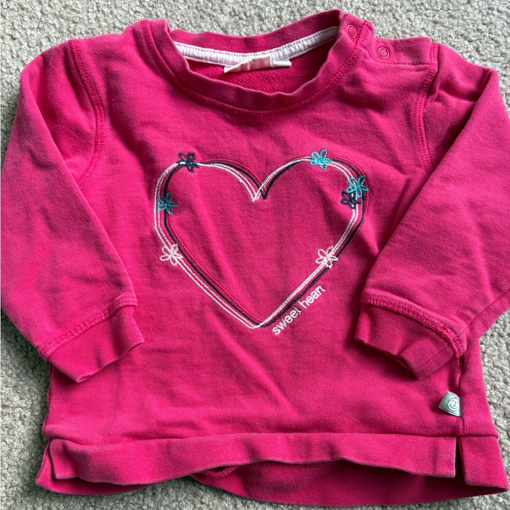 Sweet Heart Pink Kids Top